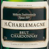 tiquette du J&L Charlemagne - Chardonnay Brut