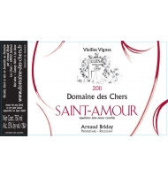 tiquette du Domaine des Chers - Saint-Amour - Vieilles Vignes 